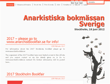 Tablet Screenshot of anarchistbookfairsweden.se